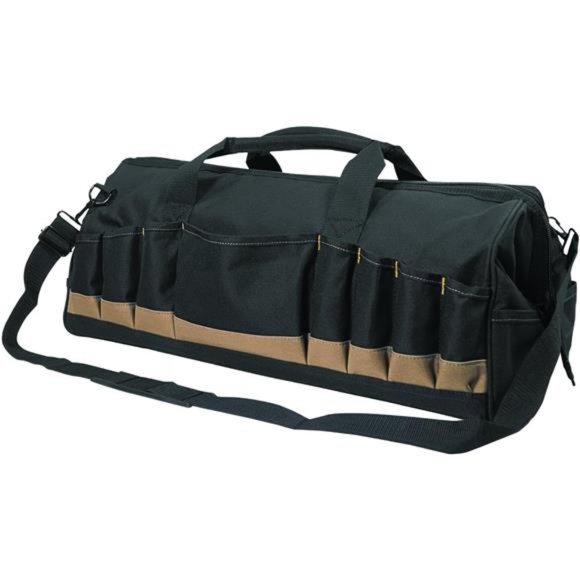 CLC Custom Leathercraft 1164 24 In. Megamouth Tote Bag, 32 Pocket - Picture 4 of 5